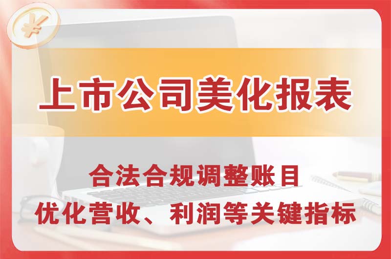 金山上市公司美化报表